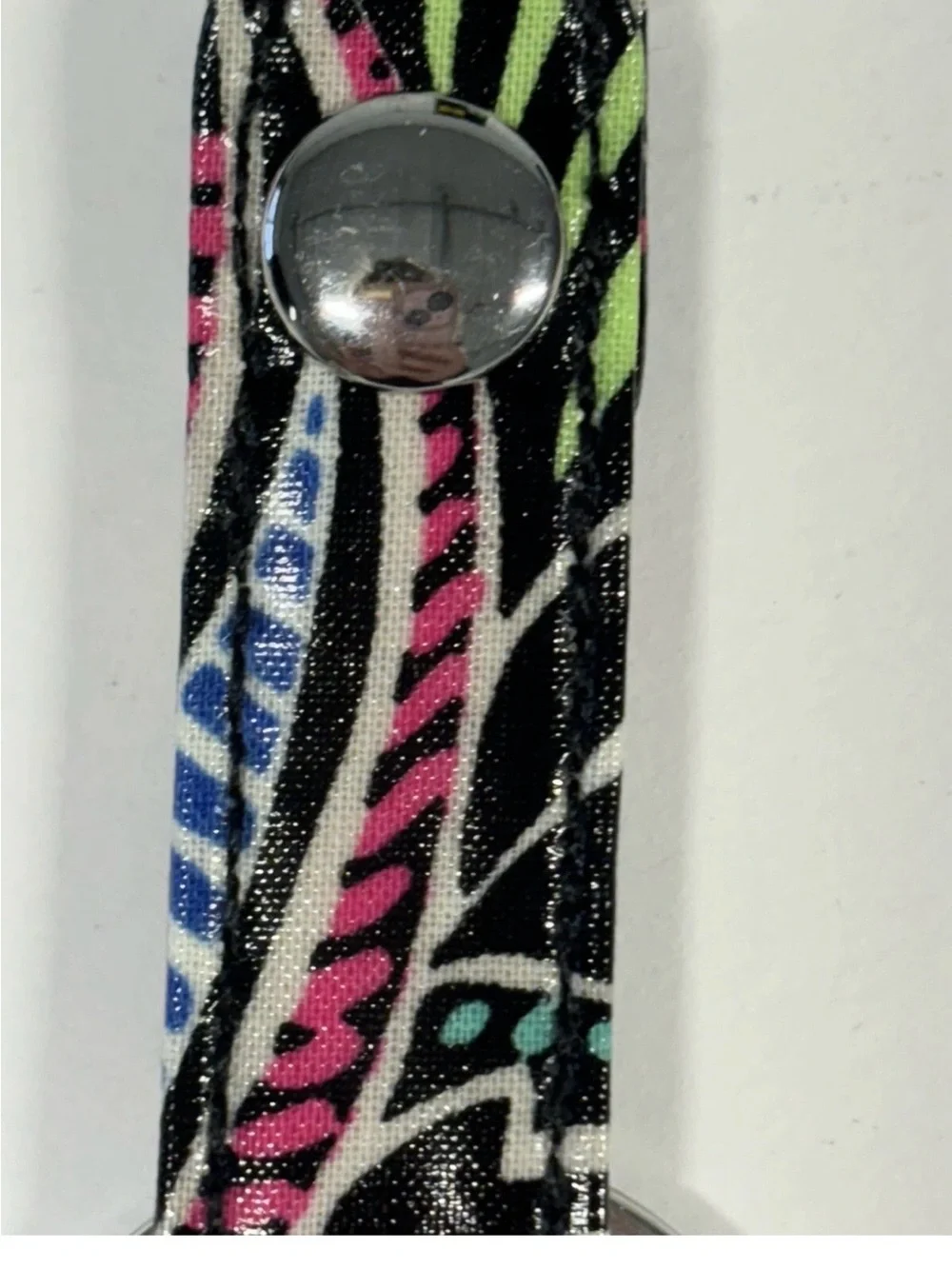 Vera Bradley Twice As Nice Key Chain Bandanna Swirl- New w/ Tag in Package